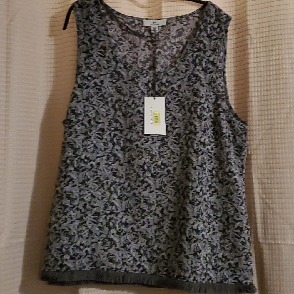 H by Halston tank top blouse New